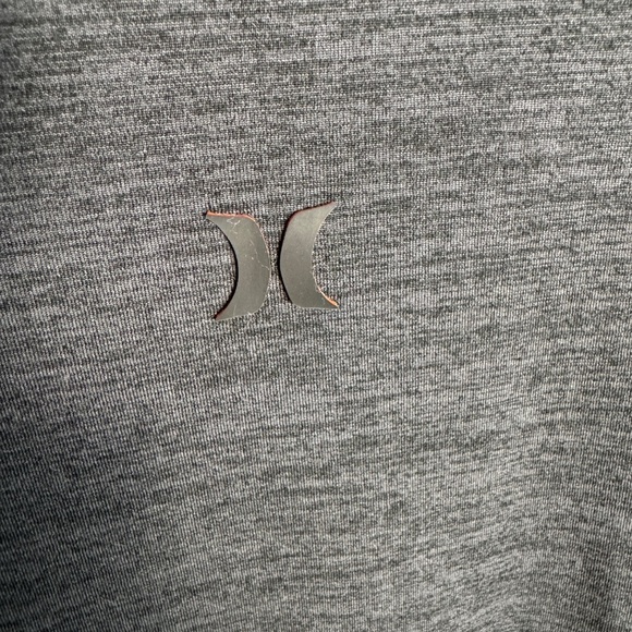 Hurley Men's Gray Performance Short Sleeve Athletic Golf Polo Shirt Size Small - Picture 5 of 10